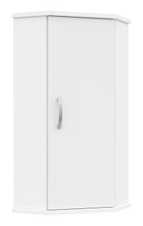 Подвесной шкаф Misty Лилия 34см угловой универсальный белый